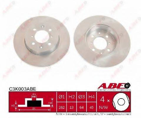 Тормозной диск C3K003ABE ABE