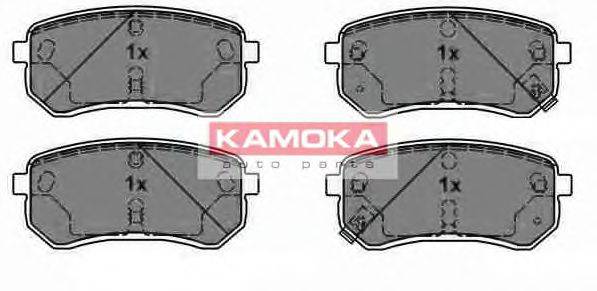 Комплект тормозных колодок, дисковый тормоз JQ1013804 KAMOKA