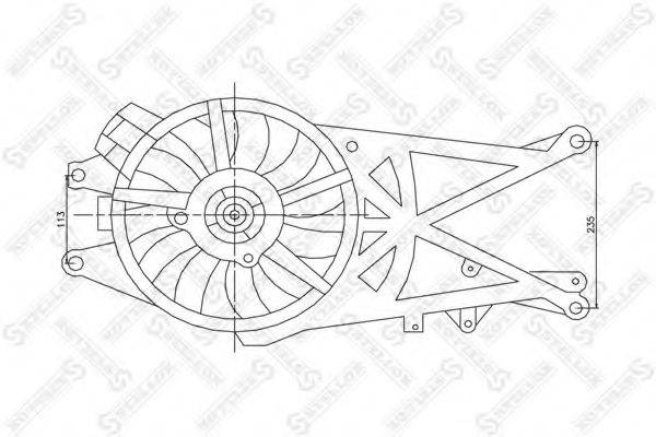Вентилятор 29-99141-SX STELLOX