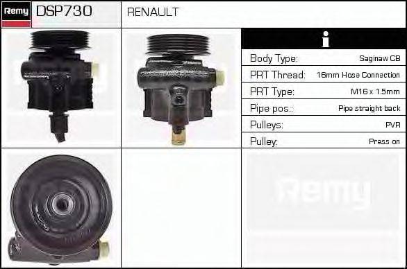 DSP730 REMY Гидравлический насос, рулевое управление DSP730 REMY
