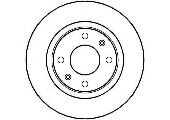 Тормозной диск NBD121 NATIONAL