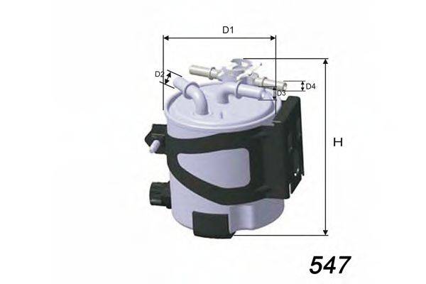 Фильтр топливный M590 MISFAT