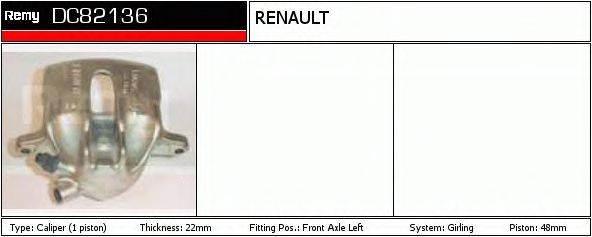 DC82136 REMY Тормозной суппорт DC82136 REMY