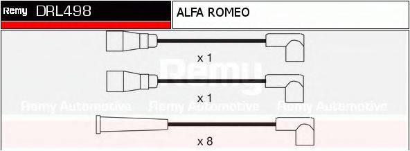 DRL498 REMY Комплект проводов зажигания DRL498 REMY