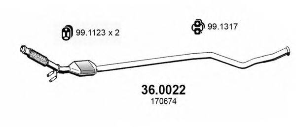 Катализатор 36.0022 ASSO