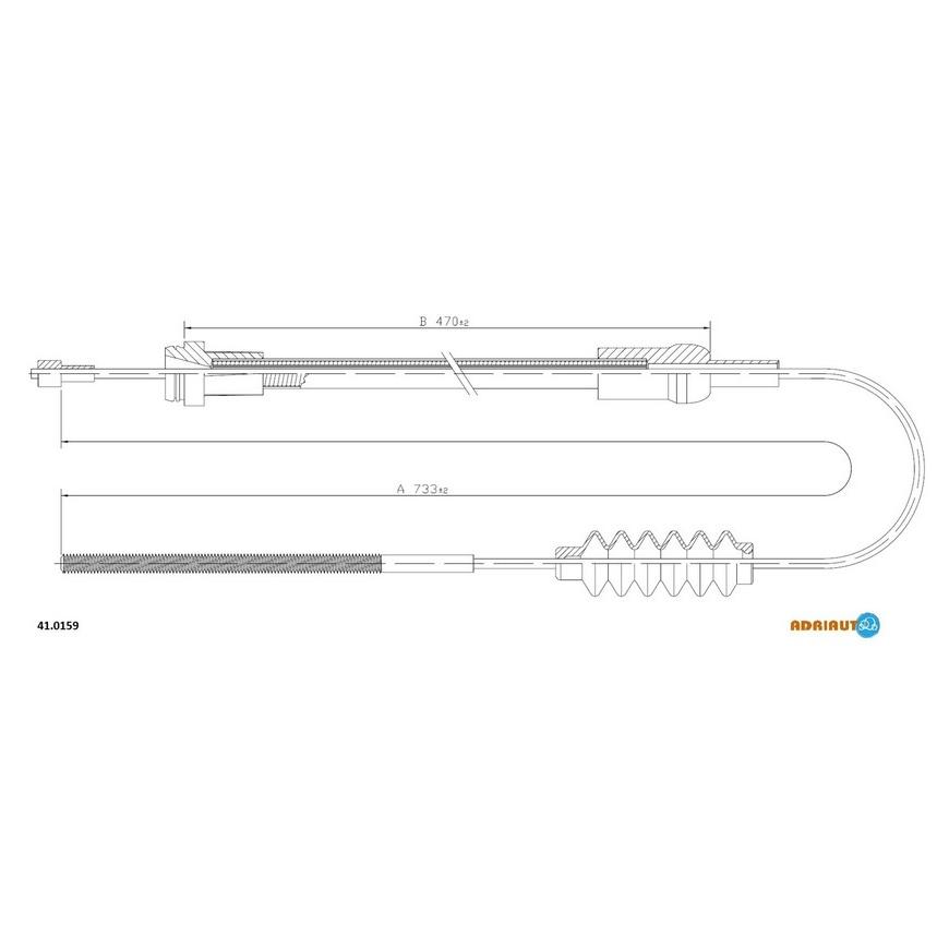 Тросик сцепления Adriauto