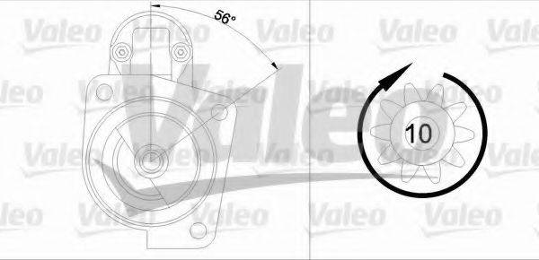 Стартер 433286 VALEO