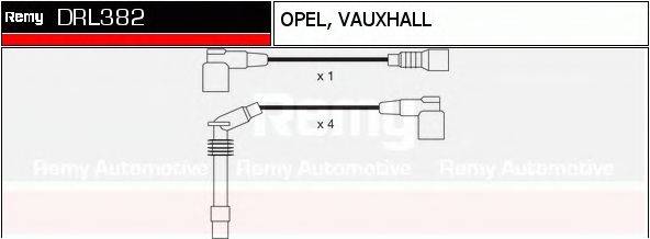 DRL382 REMY Комплект проводов зажигания DRL382 REMY