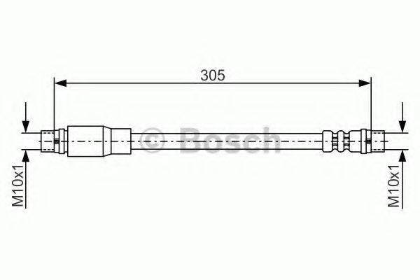 Тормозной шланг T 85 117 BREMBO