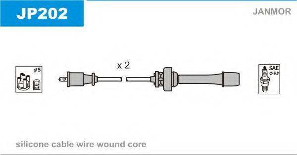 Комплект проводов зажигания JP202 JANMOR