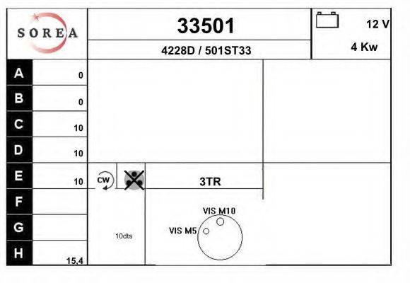 Стартер 33501 EAI