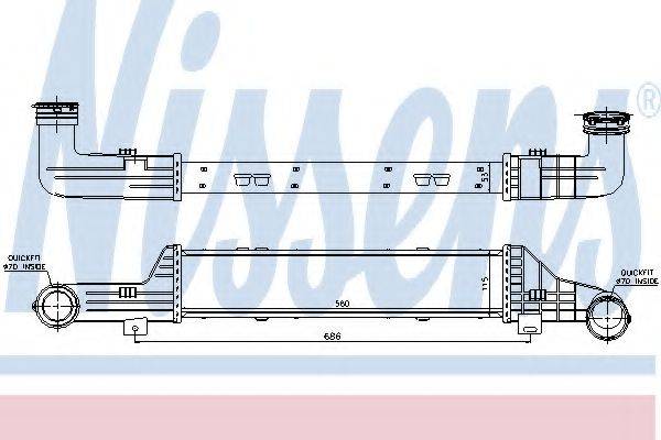 Интеркулер 96899 NISSENS