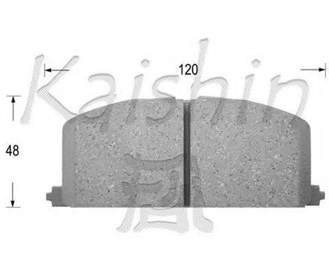 Комплект тормозных колодок, дисковый тормоз FK2023 KAISHIN
