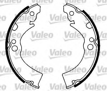 Комплект тормозных колодок 553211 VALEO