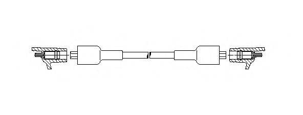 Провод зажигания 892/56 BREMI