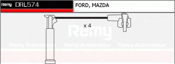 DRL574 REMY Комплект проводов зажигания DRL574 REMY