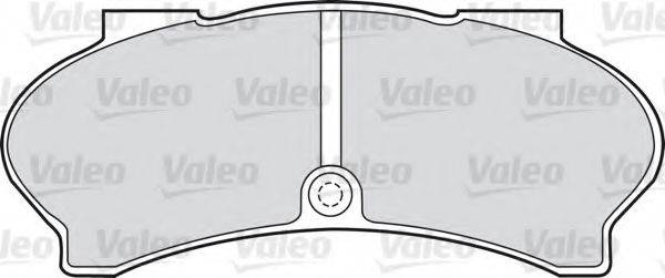 Комплект тормозных колодок 540141 VALEO