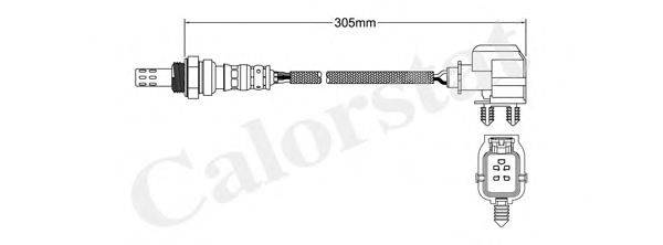 Лямбда-зонд LS140436 CALORSTAT by Vernet