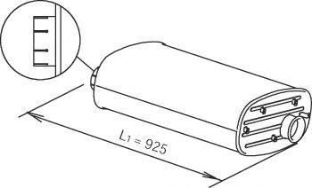 Средний / конечный глушитель ОГ 64301 DINEX