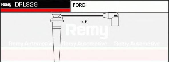 Комплект проводов зажигания DRL829 REMY