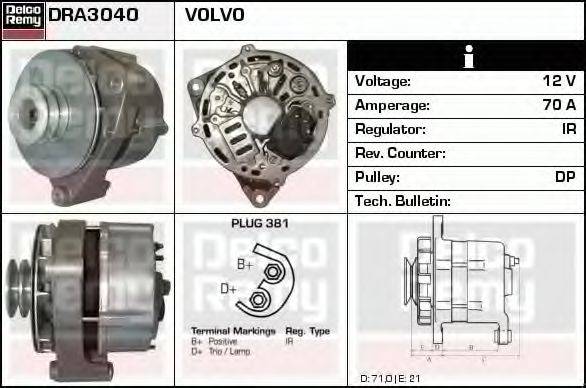 Генератор DRA3040 REMY