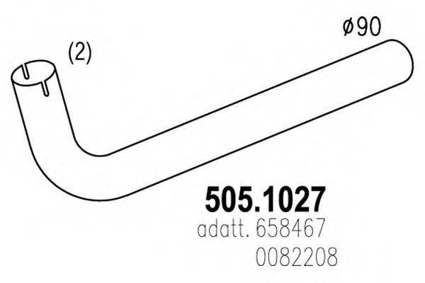 Трубка 505.1027 ASSO