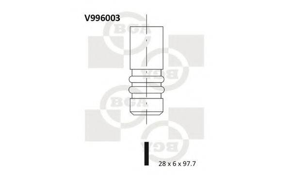 V996003 BGA Выпускной клапан V996003 BGA