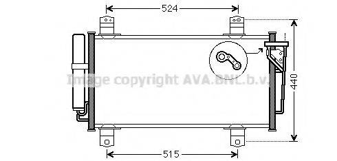 Конденсатор, кондиционер MZA5231D AVA QUALITY COOLING