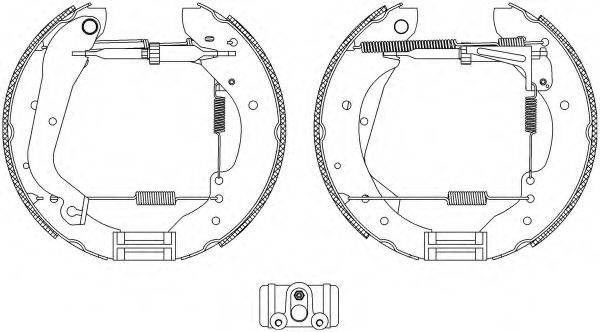 Комплект тормозных колодок 0 204 113 527 BOSCH