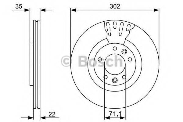 Тормозной диск BDC5792 QUINTON HAZELL