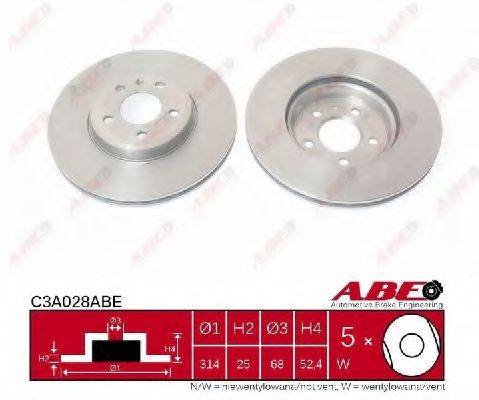 C3A028ABE ABE Тормозной диск C3A028ABE ABE
