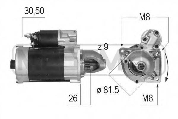 Стартер 220156 MESSMER