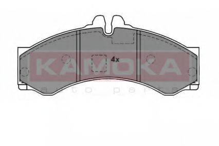 Комплект тормозных колодок, дисковый тормоз JQ1012086 KAMOKA