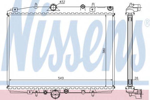 63704 NISSENS Теплообменник