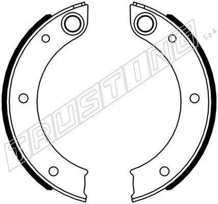 Комплект тормозных колодок, стояночная тормозная система 083.003 TRUSTING