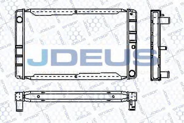 Радиатор, охлаждение двигателя RA0310240 JDEUS