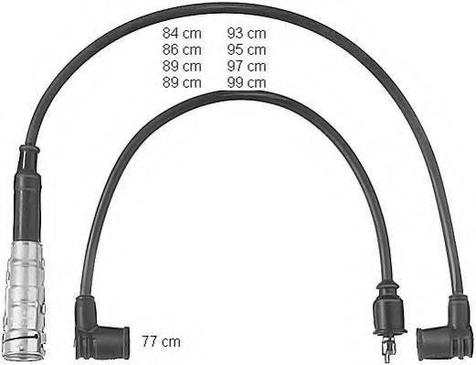 Комплект проводов зажигания ZEF472 BERU