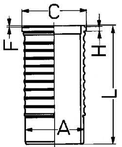 Гильза цилиндра 88568110 KOLBENSCHMIDT