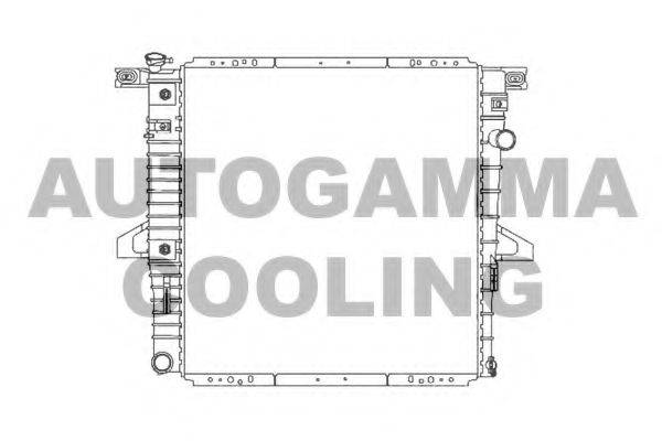 Радиатор, охлаждение двигателя 103159 AUTOGAMMA