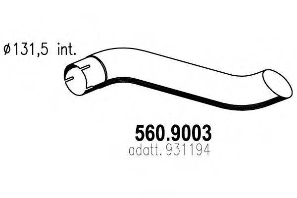 Трубка 560.9003 ASSO