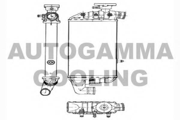 Теплообменник 104358 AUTOGAMMA