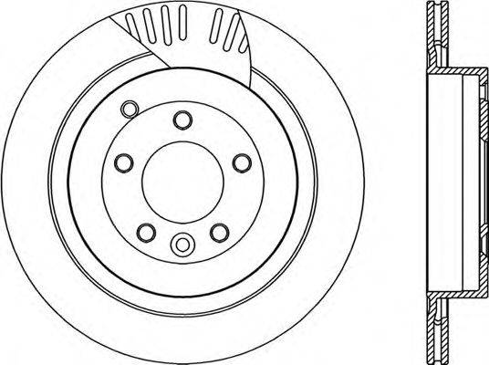 Тормозной диск BDR2257.20 OPEN PARTS