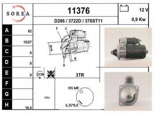 Стартер 11376 EAI
