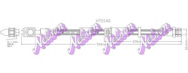 Тормозной шланг H7214Q BROVEX-NELSON