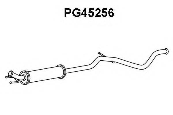 Предглушитель выхлопных газов PG45256 VENEPORTE