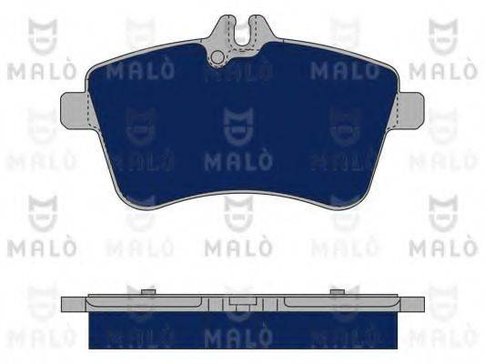 Комплект тормозных колодок, дисковый тормоз 1050213 MALO