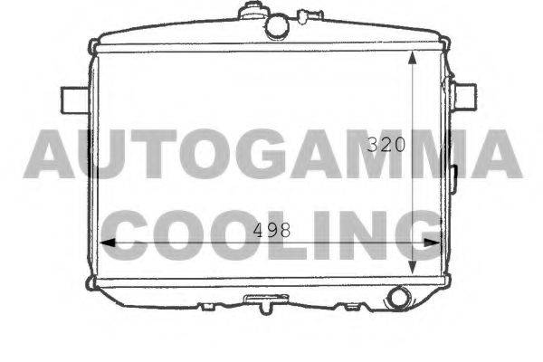 Теплообменник 101088 AUTOGAMMA