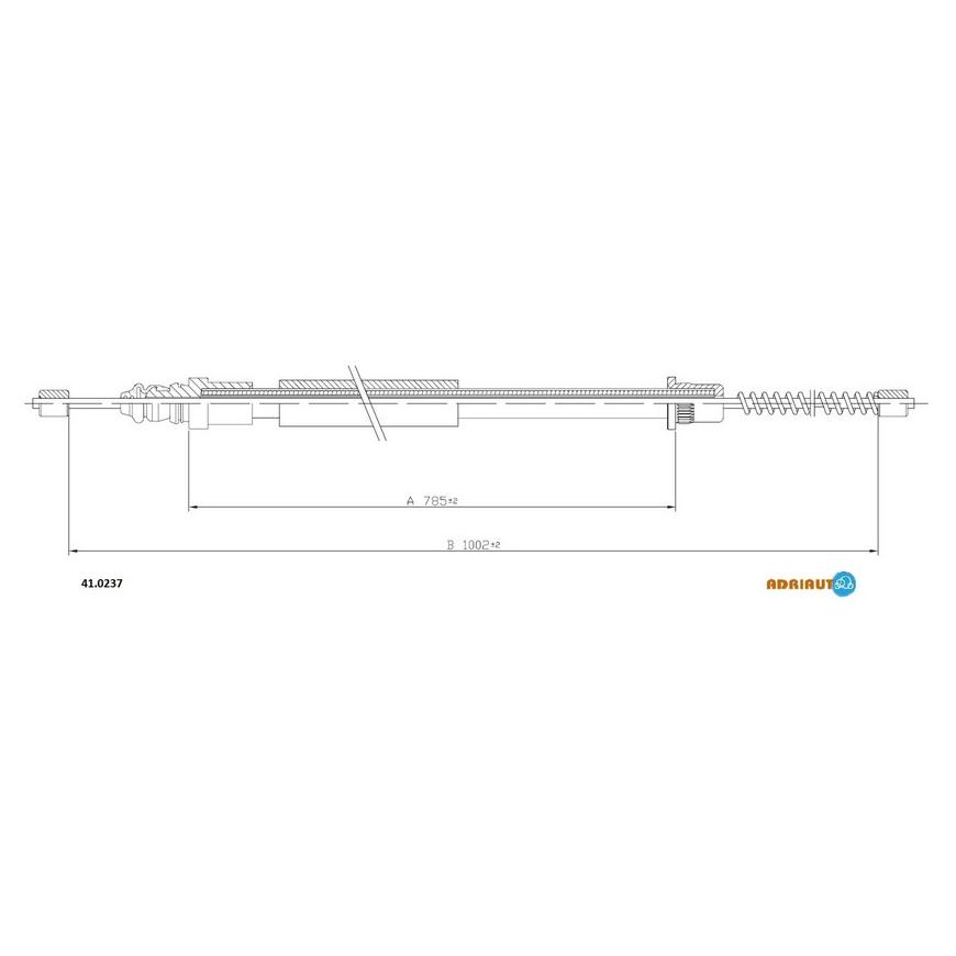 Тросик стояночного тормоза Adriauto