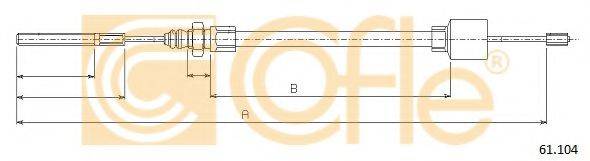 Трос 61.104 COFLE