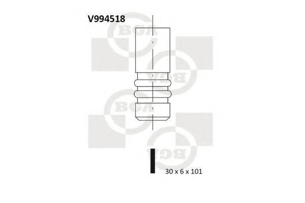 Выпускной клапан V994518 BGA